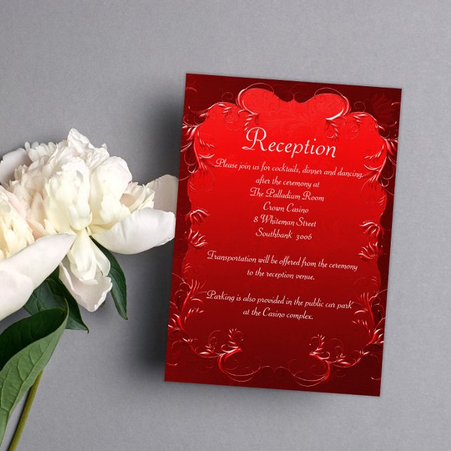 Recepción de Bodas Rojas Vintage (Subido por el creador)