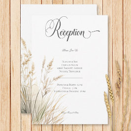Recepción de bodas rústicas de Boho Dried Tan