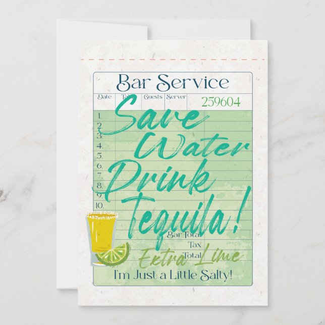 Recepción de cheque de invitado Salto de agua Bebi (Anverso)