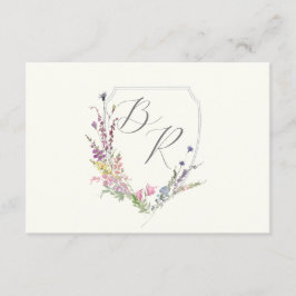 Recepción de Escudo de flores silvestres acuáticas