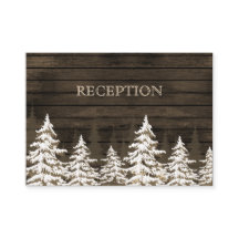 Recepción de invierno de Barnwood Rustic Pine