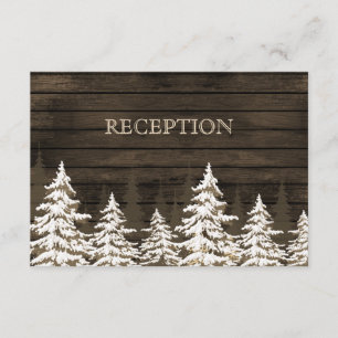 Recepción de invierno de Barnwood Rustic Pine