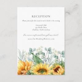 Recepción de la boda de los girasoles rusos de Cha