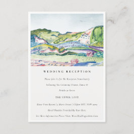 Recepción de la Boda Verde de Rubor Scape de Monta