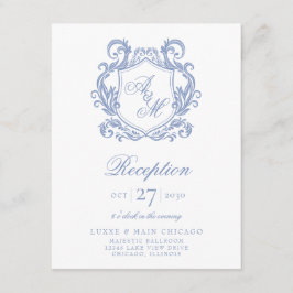 Recepción de la Cresta Azul Polvorienta Monograma 