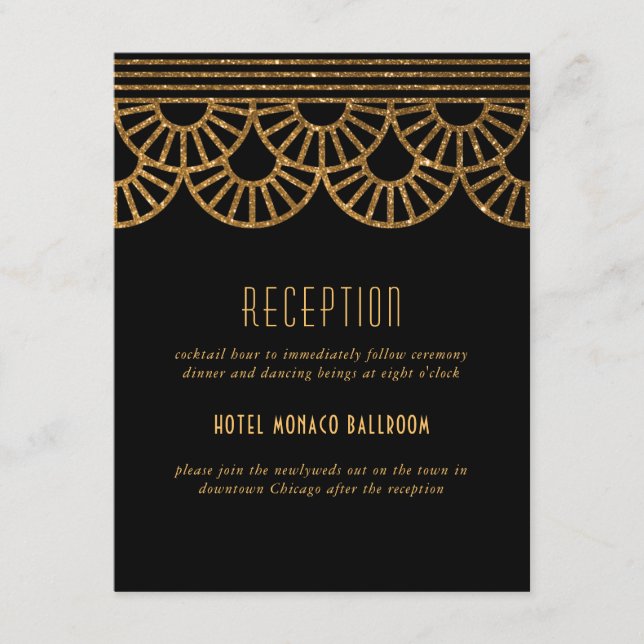 Recepción de la invitación a la boda de aficionado (Anverso)