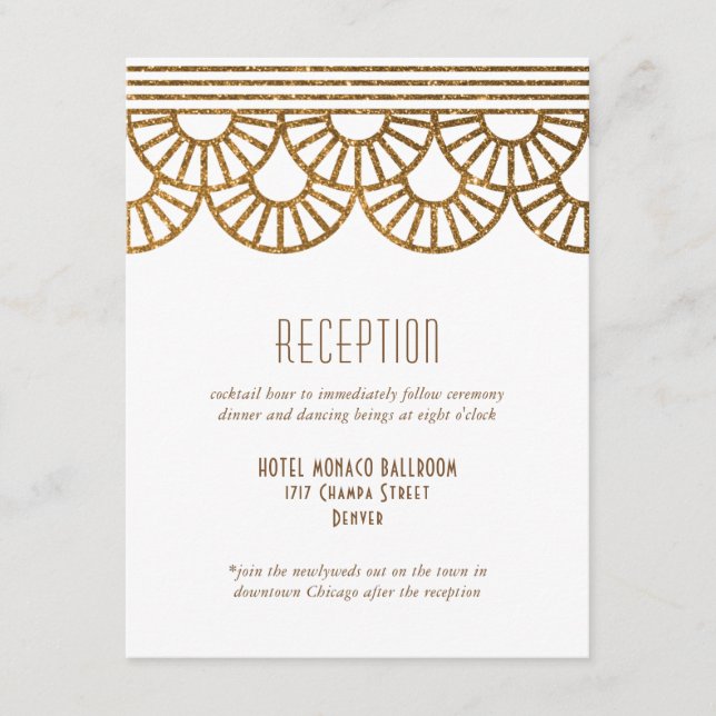 Recepción de la invitación a la boda de aficionado (Anverso)