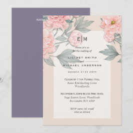 Recepción de la invitación a la boda de Lilac de R