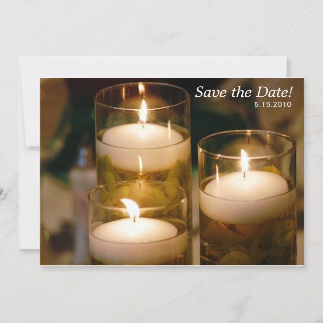 Recepción de la invitación a las velas (Anverso)