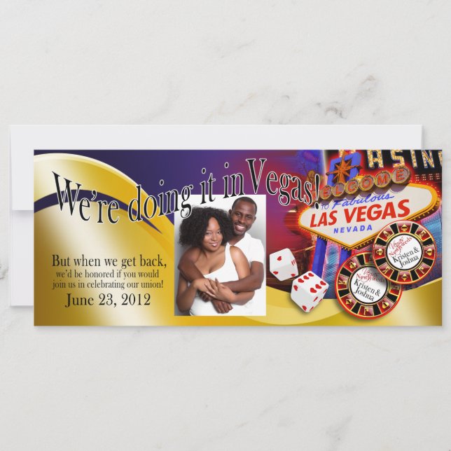 Recepción de Las Vegas (contáctame 2 personalizar  (Anverso)