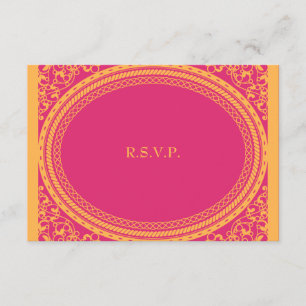Recepción de matrimonio fluorescente/neón RSVP
