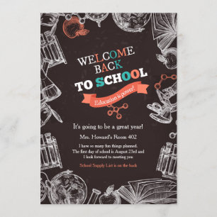Recepción de nuevo a la invitación de la escuela