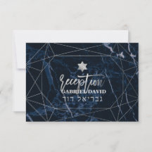 Recepción de PixDezines Midnight Blue Marble Mitzv