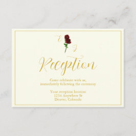 Recepción de Rosa de marfil de oro