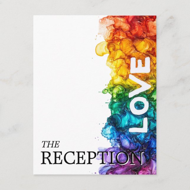 🌈 RECEPCIÓN detalla la LGBTQ pintada con amor (Anverso)