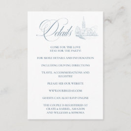 Recepción Detalles de la tarjeta de presentación de Winter B