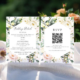 Recepción Detalles del boda | RSVP | Tarjeta de inclusión de