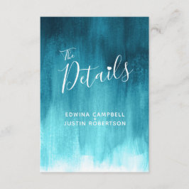 Recepción detalles del boda tarjeta de gabinete de arte verd