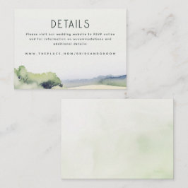 Recepción Detalles del boda Tarjeta de gabinete pequeña