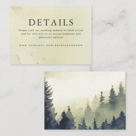 Recepción Detalles del boda Tarjeta de gabinete pequeña