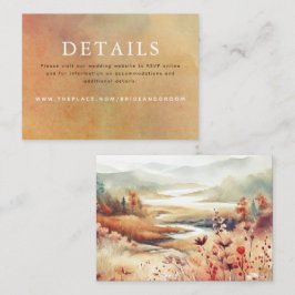 Recepción Detalles del boda Tarjeta de gabinete pequeña