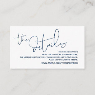 Recepción Detalles modernos del Boda, tarjeta de gabinete RS