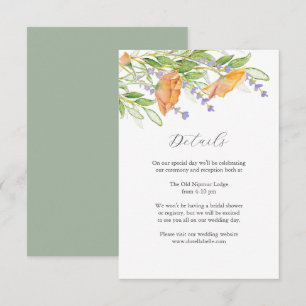 Recepción Detalles sobre el tema de la tarjeta de Boda