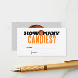 Recepción Ducha de baloncesto cuántos canes adivinan tarjeta