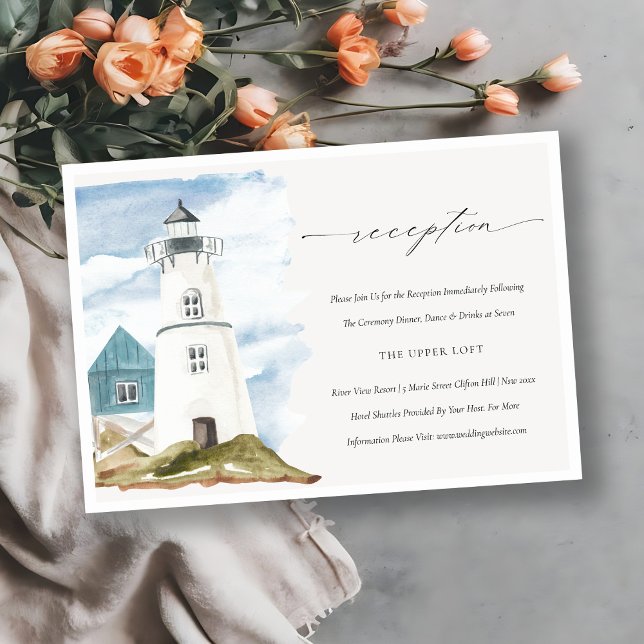 Recepción Dusky Aqua Lighthouse Mountain Wedding (Subido por el creador)