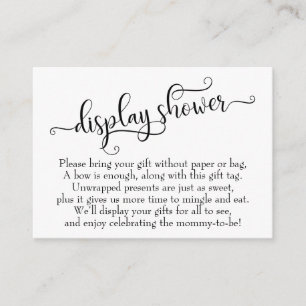 Recepción Elaboración de la tarjeta de regalo Baby Shower pa