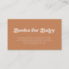 Recepción Elegante retro Brown Tarjeta de solicitud de un li