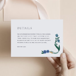 Recepción Elegante Tarjeta De Alojamiento Art Déco