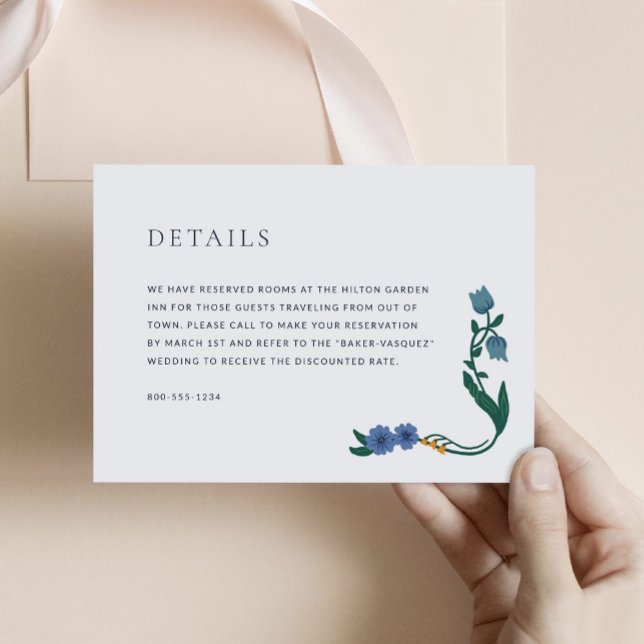 Recepción Elegante Tarjeta De Alojamiento Art Déco (Subido por el creador)