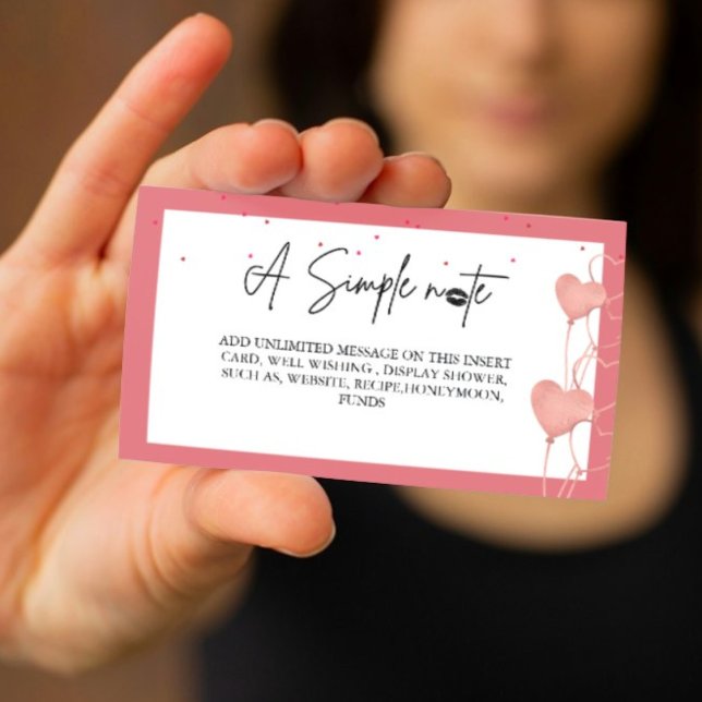 Recepción Elegante tarjeta de visualización de la ducha de n (Subido por el creador)