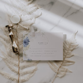 Recepción Elegante tarjeta RSVP de boda costera