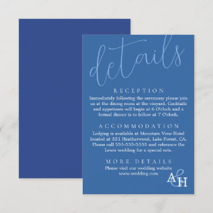 Recepción Elegante tarjeta RSVP de escritura de caligrafía a