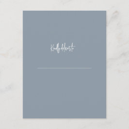 Recepción Elegante y elegante tarjeta de gabinete personaliz