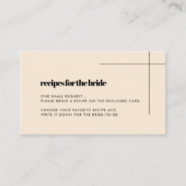 Recepción Elegante y moda Ducha de novia Tarjeta de solicitu