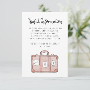Recepción Empaquetar su tarjeta de Boda de bolsas