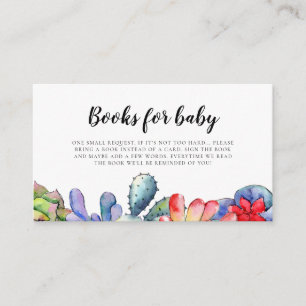 Recepción Extraordinaria tarjeta de pedido de cactus baby-bo