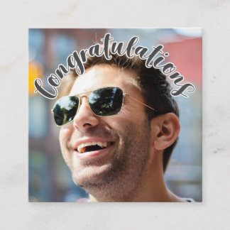 Recepción FELICITACIONES Texto superpuesto Grey Tarjeta de E
