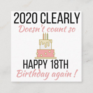 Recepción Feliz cumpleaños 19, divertida tarjeta de cumpleañ