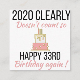 Recepción Feliz cumpleaños 34, divertida tarjeta de cumpleañ