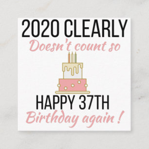 Recepción Feliz cumpleaños 38, divertida tarjeta de cumpleañ
