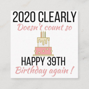 Recepción Feliz cumpleaños 40, graciosa tarjeta de cumpleaño