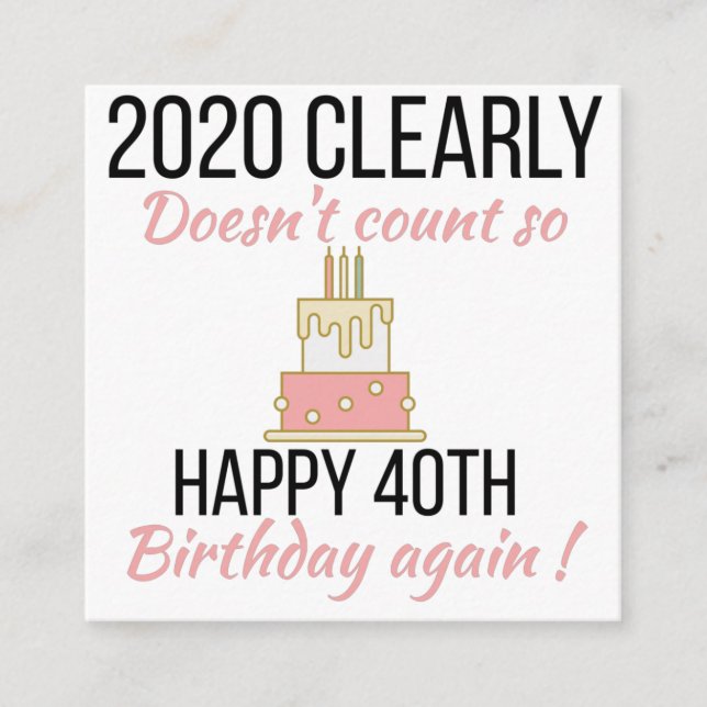 Recepción Feliz cumpleaños 41, divertida tarjeta de cumpleañ (Anverso)