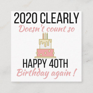 Recepción Feliz cumpleaños 41, divertida tarjeta de cumpleañ