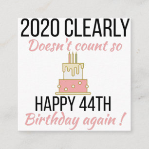 Recepción Feliz cumpleaños 45, graciosa tarjeta de cumpleaño