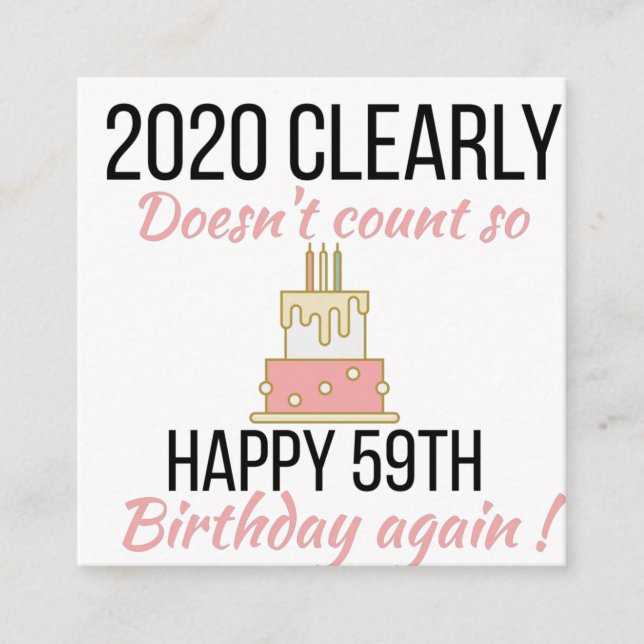 Recepción Feliz cumpleaños 60, divertida tarjeta de cumpleañ (Anverso)