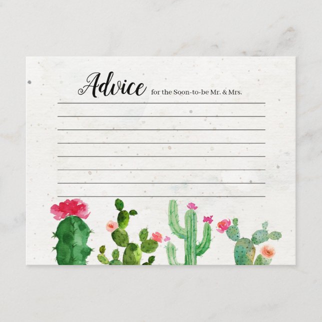 Recepción Fiesta Parejas Ducha Tarjeta de Asesoramiento Mode (Anverso)